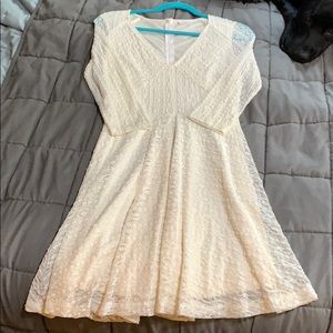 White lace dress